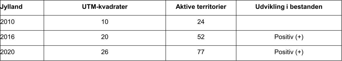 2021 Bæver udvikling